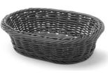 Hendi Brotkorb, Oval, Schwarz, 250X190X(H)65Mm