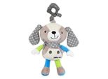 Giocattolo Di Peluche Baby Mix Con Macchinetta E Clip Baby Mix Dog Beige