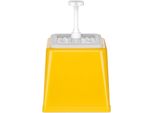 Hendi Dispenser Per Salsa A Pompa, 2,5L, Giallo, 230X210X(H)327Mm