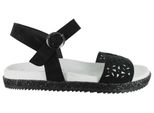 Gabor Sandali Donna In Pelle Nera Con Tacco Piatto Gabor Sandali Donna In Pelle Nera Con Tacco Piatto 39
