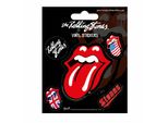Pyramid International Set Adesivi The Rolling Stones Lingua Rosso Rosso Taglia Unica