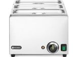 Hendi Set: Bagnomaria Ranger + 3X Contenitori Gn 1/3 Con Coperchio, Gn 1/1, 230V/1000W, 590X332X(H)242Mm