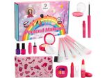 Set Per Il Trucco Dei Bambini La Manula - Trucco Sicuro, Borsa Cosmetica + Accessori Per Piccole Principesse