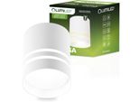 Lumiled Faretto A Plafone Faretto A Plafone Faretto A Plafone 230V Plafoniera GU10 10 / 7,5 Cm Altezza Regolabile Faretto Da Incasso In Alluminio Rotondo Bianco