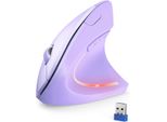 Mouse Verticale Ergonomico Senza Fili, 4800 Dpi 5 Pulsanti Mouse Ottico Senza Fili, Mouse Ottico Ergonomico Verticale 2.4G Usb Senza Fili Per Windows