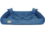 Box Per Cani 115X95 Cm Velour Blu