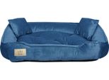 Box Per Cani 75X65 Cm In Velluto Blu