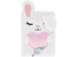 Agenda Chiudibile In Peluche A5/80K Cuore Di Coniglio Starpak 564711