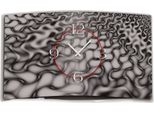 Orologio Da Parete Di Design Grigio Psychodelic Orologio Da Parete Moderno Di Design Silenzioso Senza Ticchettio Dixtime 3D-0195