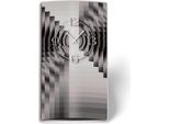 Orologio Da Parete Di Design Grigio Psychodelic Orologio Da Parete Moderno Di Design Silenzioso Senza Ticchettio Dixtime 3D-0194