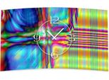 Orologio Da Parete Di Design Colorato Psychodelic Orologio Da Parete Moderno Di Design Silenzioso Senza Ticchettio Dixtime 3D-0238