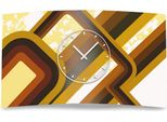 Orologio Da Parete Retrò Anni '70-'60 Di Design Orologio Da Parete Moderno Di Design Silenzioso Senza Ticchettio Dixtime 3D-0164