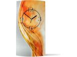 Orologio Da Parete Di Design Astratto Albicocca Verticale Orologio Da Parete Moderno Di Design Silenzioso Senza Ticchettio Dixtime 3DS-0014