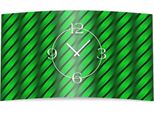 Orologio Da Parete Di Design Verde Onda Astratta Orologio Da Parete Moderno Design Silenzioso Senza Ticchettio Dixtime 3DS-0207