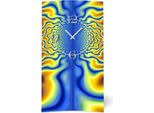 Orologio Da Parete Di Design Psychodelic Techno Upright Orologio Da Parete Moderno Di Design Silenzioso Senza Ticchettio Dixtime 3DS-0242