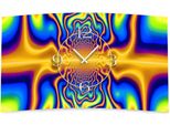 Orologio Da Parete Di Design Psychodelic Techno Orologio Da Parete Moderno Di Design Silenzioso Senza Ticchettio Dixtime 3DS-0241
