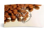 Orologio Da Parete Di Design Motif Coffee Bean Orologio Da Parete Moderno Design Silenzioso Senza Ticchettio Dixtime 3DS-0313