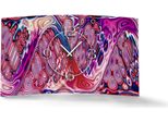 Orologio Da Parete Di Design Rosa Psychodelic Orologio Da Parete Moderno Di Design Silenzioso Senza Ticchettio Dixtime 3D-0191
