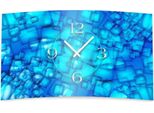 Orologio Da Parete Astratto Blu Di Design Orologio Da Parete Moderno Di Design Silenzioso Senza Ticchettio Dixtime 3DS-0016
