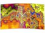 Orologio Da Parete Di Design Astratto Digital Art Colorato Orologio Da Parete Moderno Design Silenzioso Senza Ticchettio Dixtime 3DS-0254