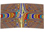 Digital Art Psychedelic Designer Wall Clock Orologio Da Parete Moderno Di Design Silenzioso Senza Ticchettio Dixtime 3D-0275