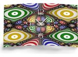 Orologio Da Parete Di Design Colorato Digital Art Orologio Da Parete Moderno Di Design Silenzioso Senza Ticchettio Dixtime 3DS-0263