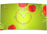 Orologio Da Parete Digitale Di Design Papavero Astratto Orologio Da Parete Moderno Design Silenzioso Senza Ticchettio Dixtime 3DS-0419