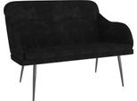 Panca Nera 110X76X80 Cm In Velluto