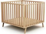 AT4 - Box Bambini Evolutivo Confort Legno - Faggio Verni - 100 X 100 Cm