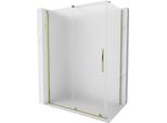 Mexen Velar Cabina Doccia Scorrevole 140 X 75 Cm, Brina, Oro - 871-140-075-31-50