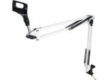 Keepdrum NB35 Wh Asta Microfonica Da Tavolo Bianca