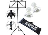 Keepdrum MUS3BK Leggio Nero Con 2 Magneti