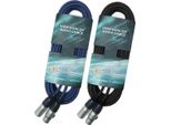 Cavo Dmx Keepdrum 3M 1X Nero 1X Blu