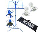 Keepdrum MUS2BL Leggio Blu Con 10 Magneti