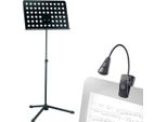 K&M 12179 Leggio Per Orchestra Con Lampada Flexlight