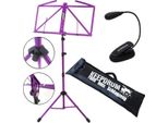 Keepdrum MUS3FL Leggio Viola Con Luce