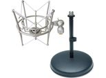 Keepdrum MS089 Microfono Spider Con Supporto Da Tavolo MS032