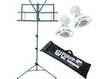 Keepdrum MUS2GR Leggio Verde Con 2 Magneti