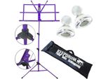 Keepdrum MUS2FL Leggio Viola Con 2 Magneti