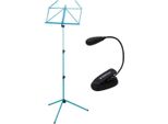 K&M 100-1 Leggio Blu Mare Con Lampada A Morsetto