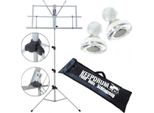 Keepdrum MUS2SV Leggio Argento Con 2 Magneti