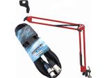 Keepdrum NB35 Rd Braccio Articolato Con Cavo Microfonico