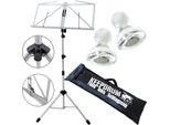Keepdrum MUS3SV Leggio Argento Con 2 Magneti