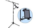 Asta Microfonica Keepdrum Con Supporto Per Tablet Pc