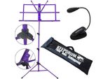 Keepdrum MUS2FL Leggio Viola Con Luce