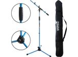 Asta Microfonica Keepdrum MS106 Bl Blu Con Borsa