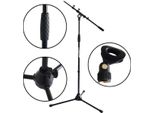 Asta Microfonica Keepdrum MS106 Bk Con Morsetto Per Microfono