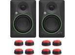 Monitor Da Studio Mackie CR5BT Con Piedini Per Diffusori Rossi