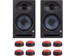 Diffusori Presonus Eris Studio 8 1 Coppia Con Piedini Per Diffusori Rosso