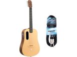 Lava Music Guitar ME4 Spruce 36 Pollici Woodgrain Brown Con Cavo